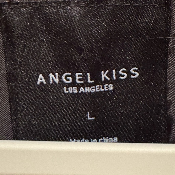 Angel Kiss Los Angeles Faux Fur Jacket Sz L - Picture 6 of 16